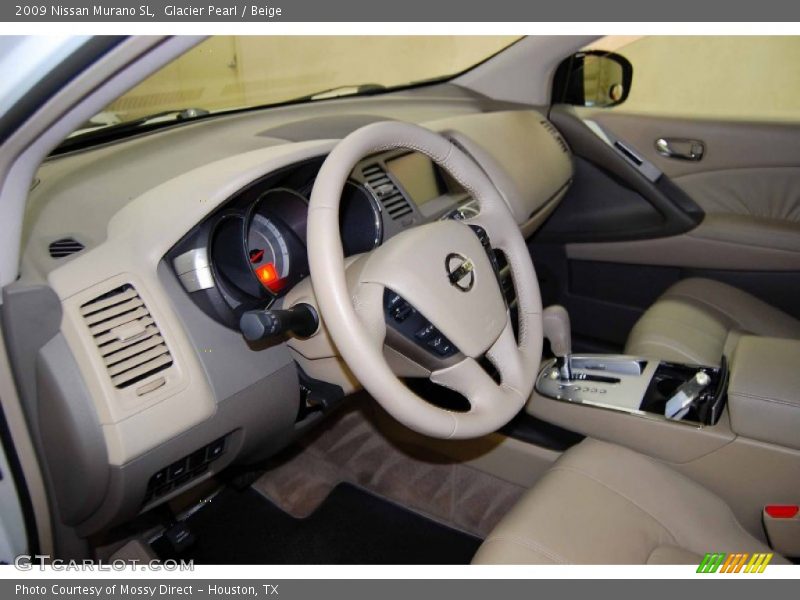 Glacier Pearl / Beige 2009 Nissan Murano SL