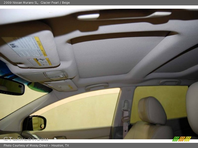 Glacier Pearl / Beige 2009 Nissan Murano SL