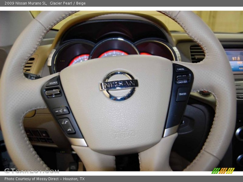 Glacier Pearl / Beige 2009 Nissan Murano SL