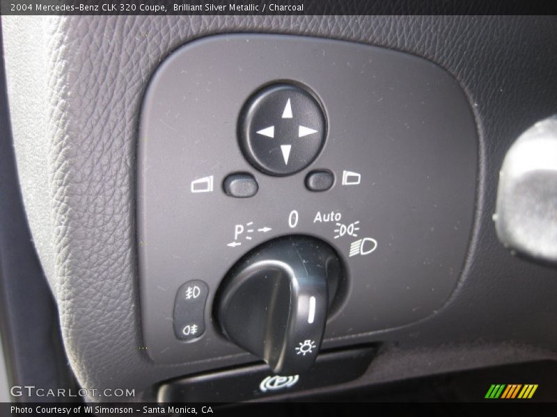Brilliant Silver Metallic / Charcoal 2004 Mercedes-Benz CLK 320 Coupe
