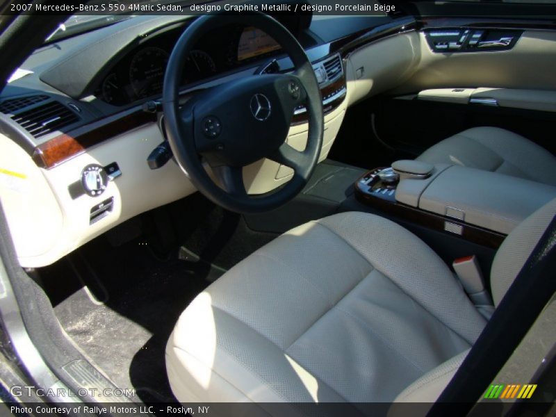 designo Graphite Metallic / designo Porcelain Beige 2007 Mercedes-Benz S 550 4Matic Sedan