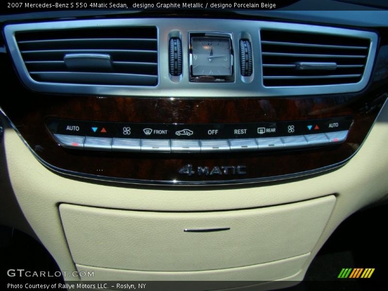 designo Graphite Metallic / designo Porcelain Beige 2007 Mercedes-Benz S 550 4Matic Sedan