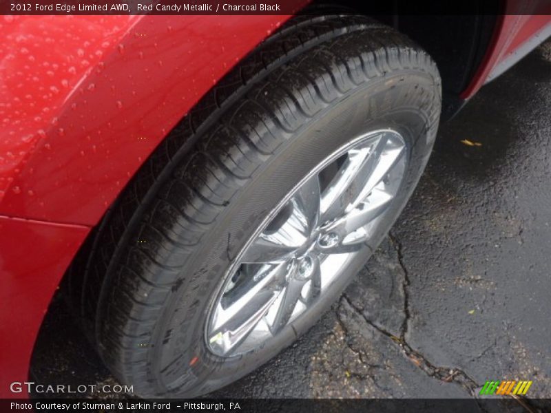 Red Candy Metallic / Charcoal Black 2012 Ford Edge Limited AWD