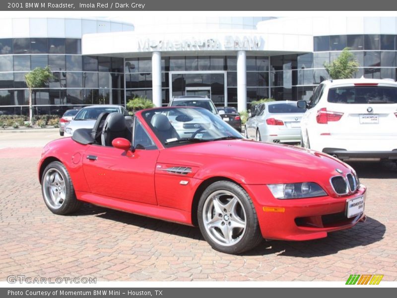 Imola Red / Dark Grey 2001 BMW M Roadster