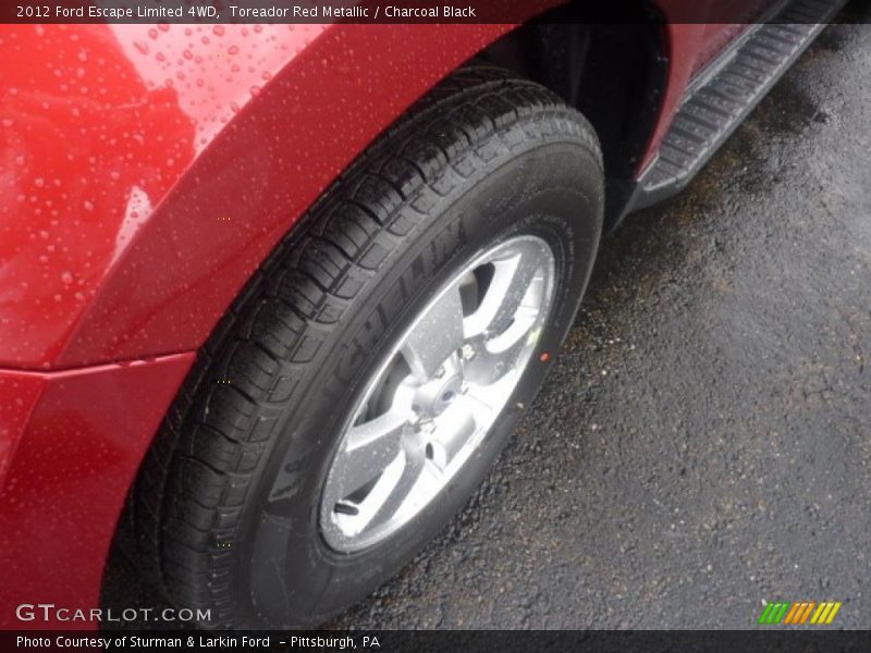 Toreador Red Metallic / Charcoal Black 2012 Ford Escape Limited 4WD