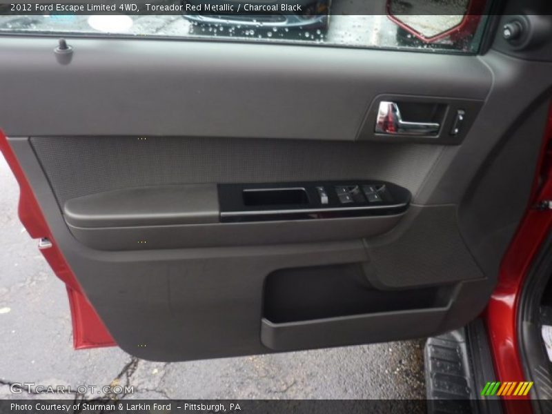Toreador Red Metallic / Charcoal Black 2012 Ford Escape Limited 4WD