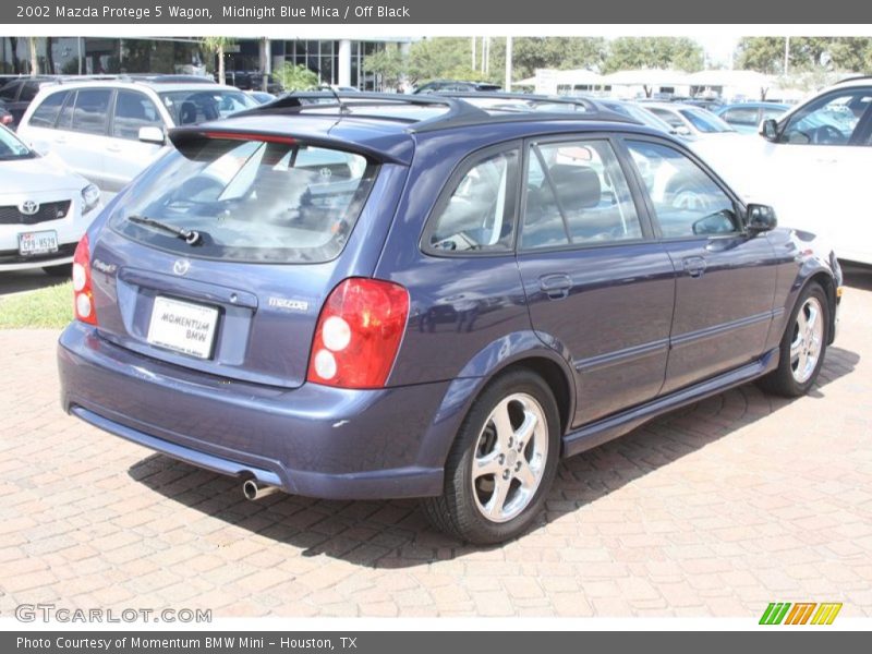 Midnight Blue Mica / Off Black 2002 Mazda Protege 5 Wagon