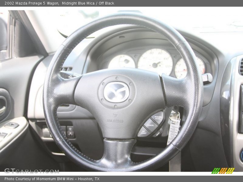 Midnight Blue Mica / Off Black 2002 Mazda Protege 5 Wagon