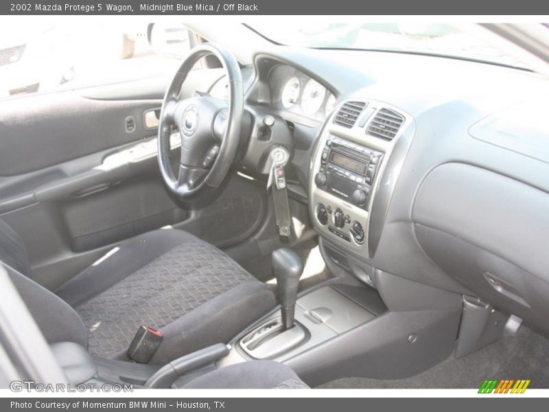 Midnight Blue Mica / Off Black 2002 Mazda Protege 5 Wagon