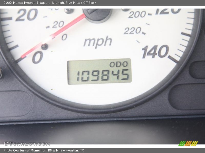 Midnight Blue Mica / Off Black 2002 Mazda Protege 5 Wagon