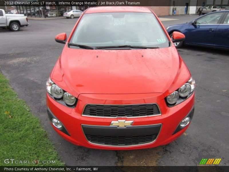  2012 Sonic LT Hatch Inferno Orange Metallic