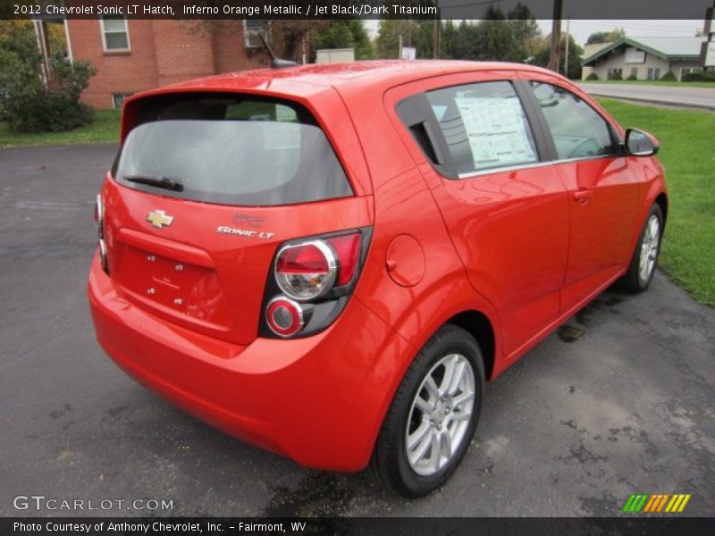  2012 Sonic LT Hatch Inferno Orange Metallic