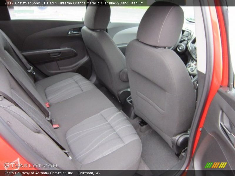  2012 Sonic LT Hatch Jet Black/Dark Titanium Interior