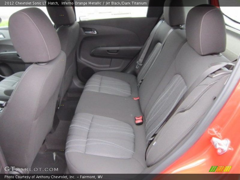  2012 Sonic LT Hatch Jet Black/Dark Titanium Interior