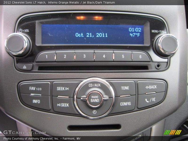 Audio System of 2012 Sonic LT Hatch