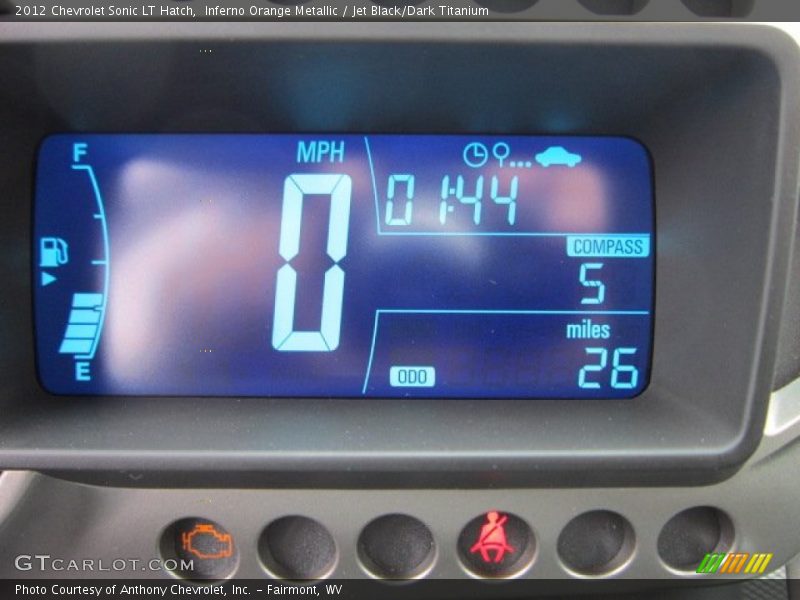  2012 Sonic LT Hatch LT Hatch Gauges