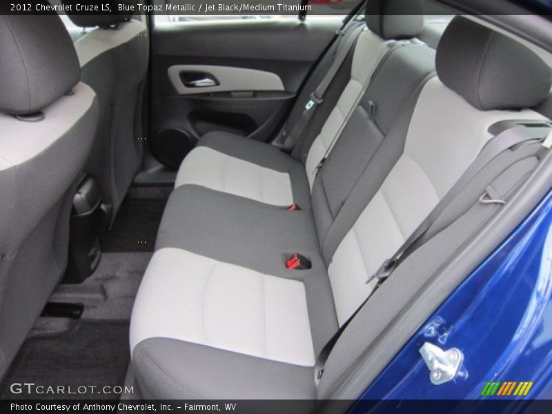 Blue Topaz Metallic / Jet Black/Medium Titanium 2012 Chevrolet Cruze LS