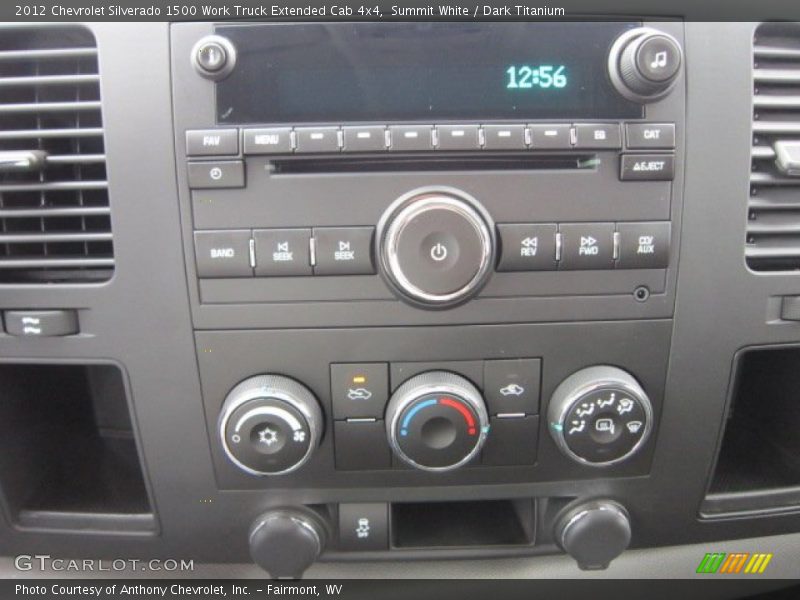 Summit White / Dark Titanium 2012 Chevrolet Silverado 1500 Work Truck Extended Cab 4x4