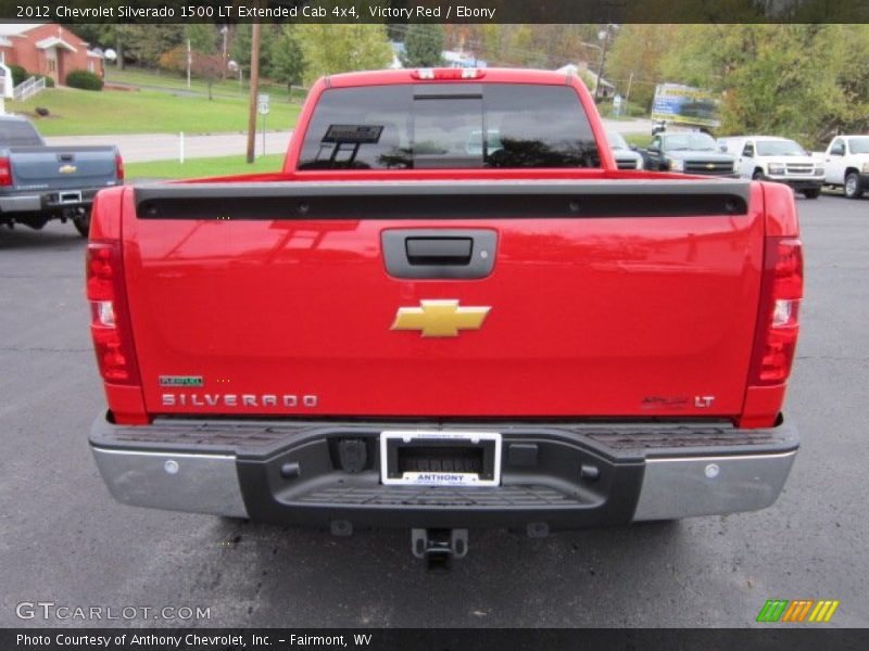 Victory Red / Ebony 2012 Chevrolet Silverado 1500 LT Extended Cab 4x4