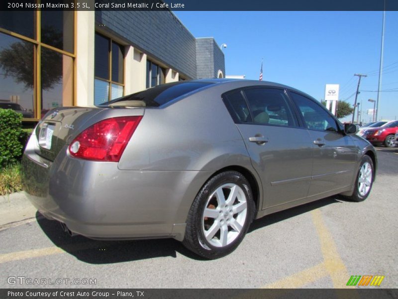 Coral Sand Metallic / Cafe Latte 2004 Nissan Maxima 3.5 SL