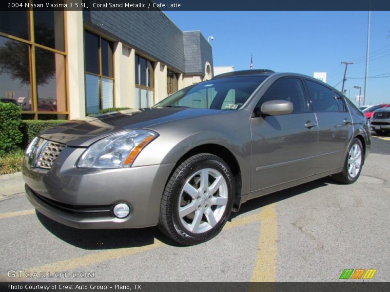 Coral Sand Metallic / Cafe Latte 2004 Nissan Maxima 3.5 SL