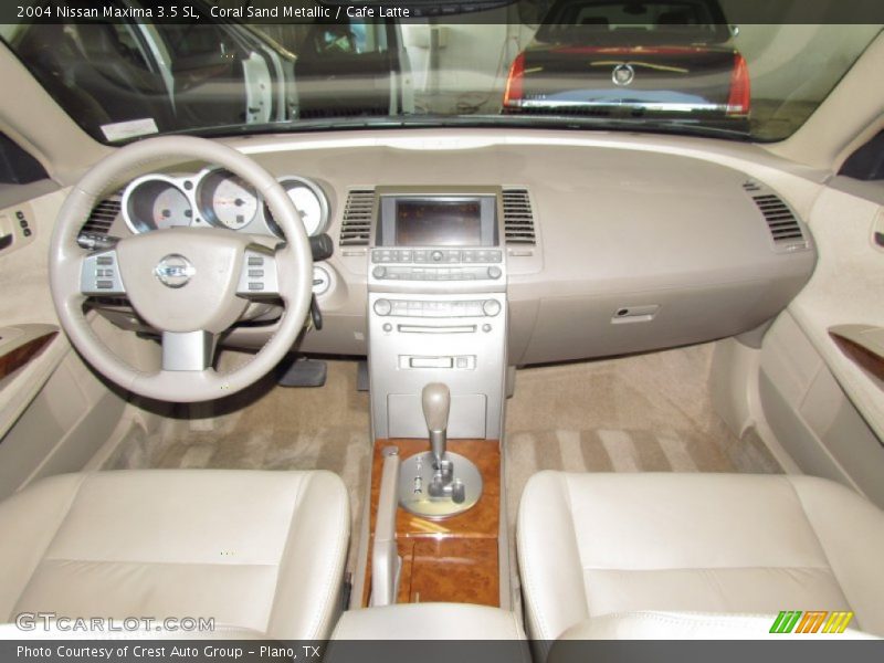 Coral Sand Metallic / Cafe Latte 2004 Nissan Maxima 3.5 SL