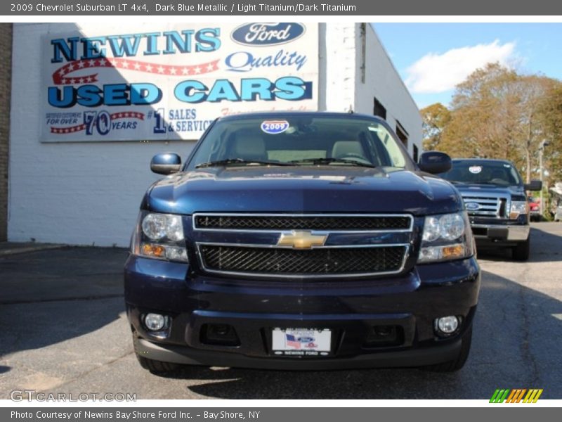 Dark Blue Metallic / Light Titanium/Dark Titanium 2009 Chevrolet Suburban LT 4x4