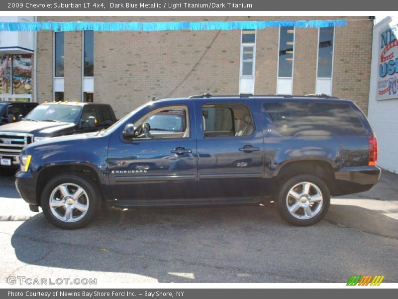 Dark Blue Metallic / Light Titanium/Dark Titanium 2009 Chevrolet Suburban LT 4x4