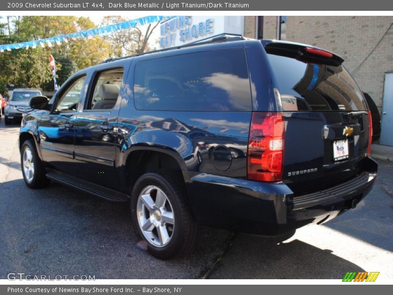 Dark Blue Metallic / Light Titanium/Dark Titanium 2009 Chevrolet Suburban LT 4x4