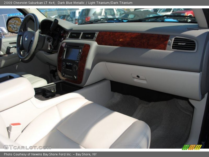 Dark Blue Metallic / Light Titanium/Dark Titanium 2009 Chevrolet Suburban LT 4x4