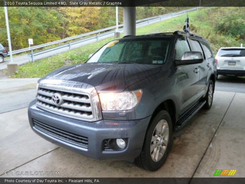 Slate Gray Metallic / Graphite 2010 Toyota Sequoia Limited 4WD