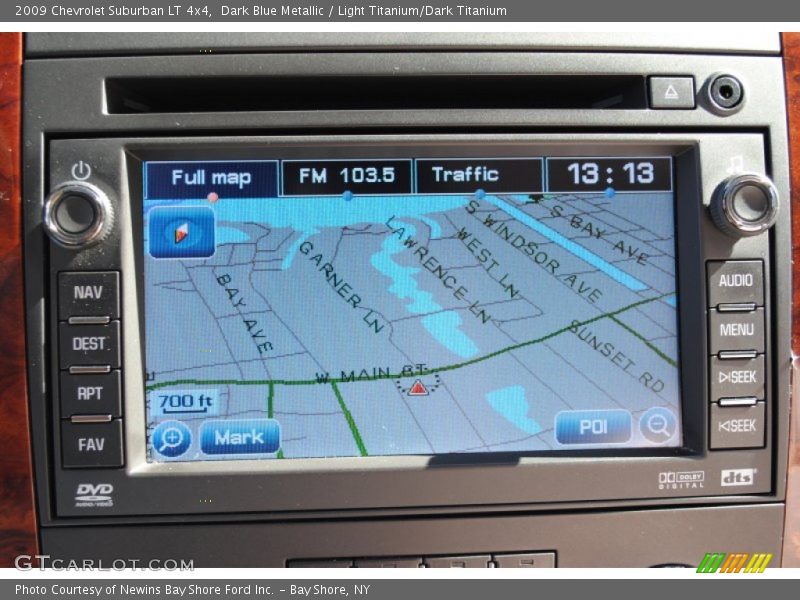 Dark Blue Metallic / Light Titanium/Dark Titanium 2009 Chevrolet Suburban LT 4x4