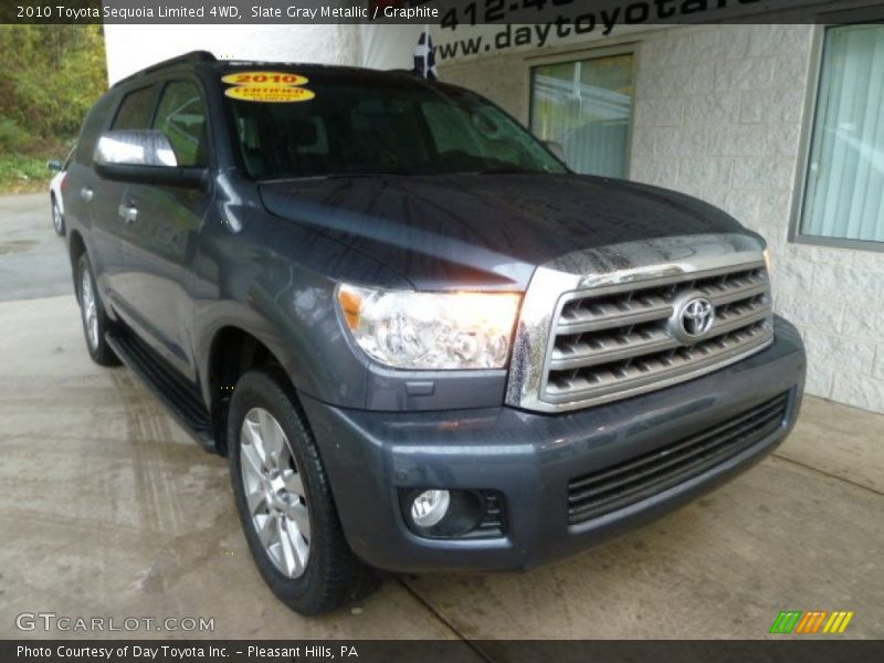 Slate Gray Metallic / Graphite 2010 Toyota Sequoia Limited 4WD