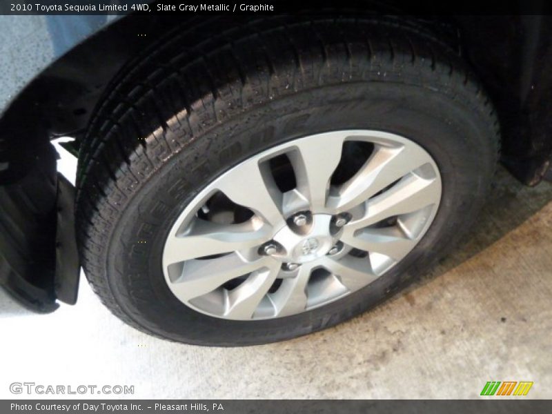 Slate Gray Metallic / Graphite 2010 Toyota Sequoia Limited 4WD