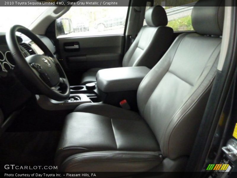 Slate Gray Metallic / Graphite 2010 Toyota Sequoia Limited 4WD