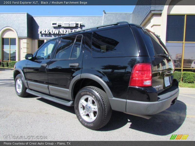 Black / Medium Parchment Beige 2003 Ford Explorer XLT