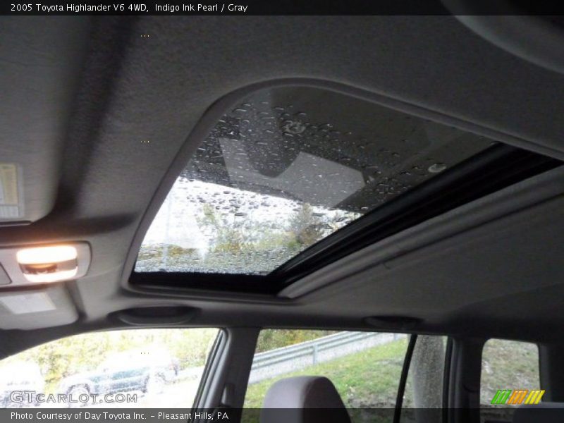 Indigo Ink Pearl / Gray 2005 Toyota Highlander V6 4WD