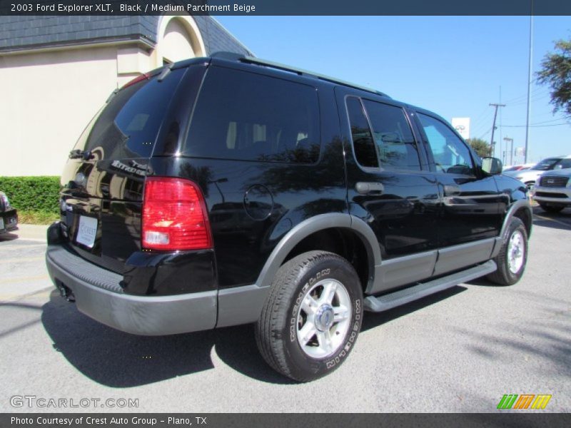 Black / Medium Parchment Beige 2003 Ford Explorer XLT