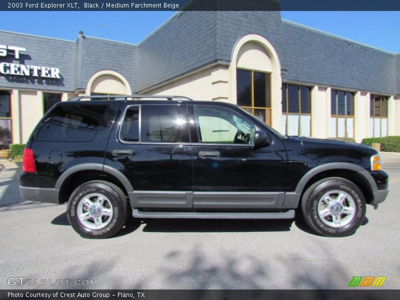 Black / Medium Parchment Beige 2003 Ford Explorer XLT