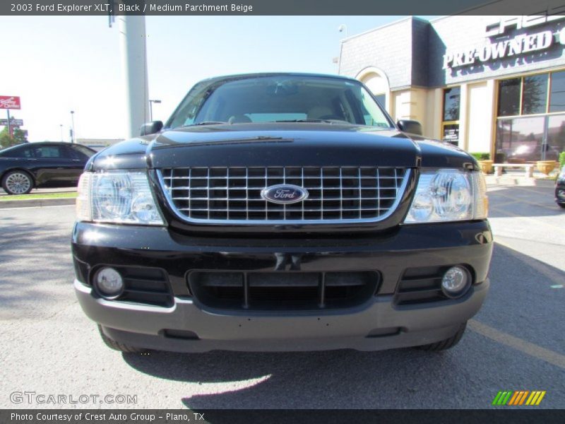 Black / Medium Parchment Beige 2003 Ford Explorer XLT