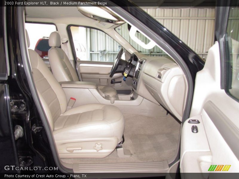 Black / Medium Parchment Beige 2003 Ford Explorer XLT