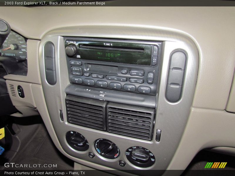 Black / Medium Parchment Beige 2003 Ford Explorer XLT