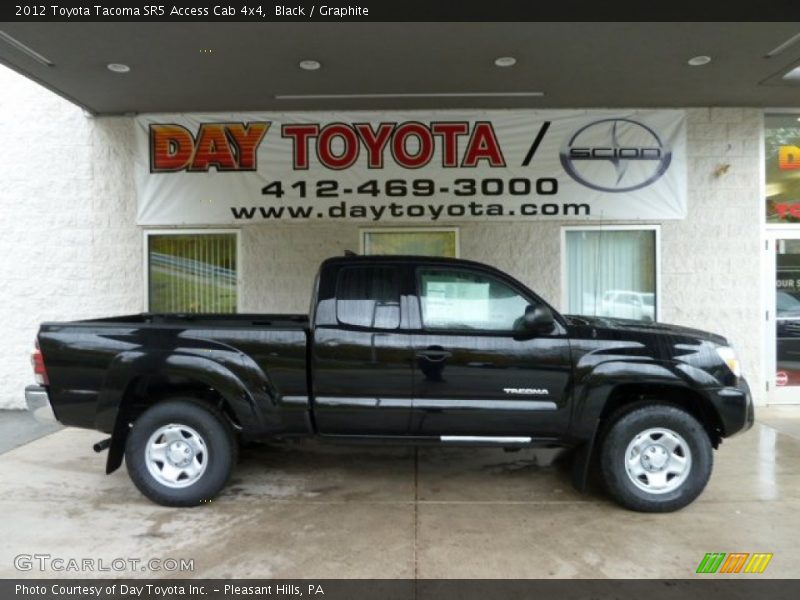 Black / Graphite 2012 Toyota Tacoma SR5 Access Cab 4x4