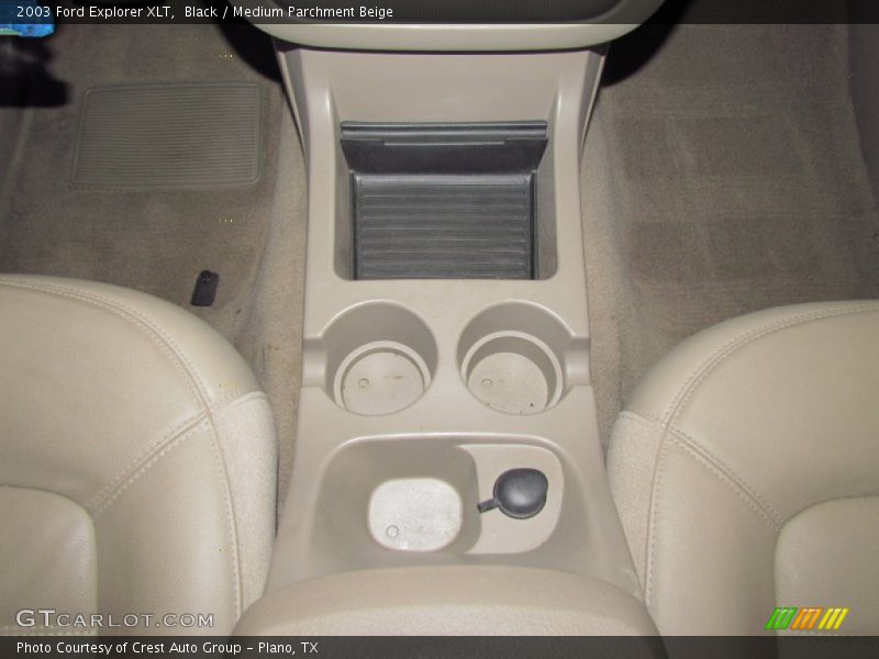 Black / Medium Parchment Beige 2003 Ford Explorer XLT