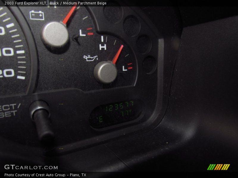 Black / Medium Parchment Beige 2003 Ford Explorer XLT