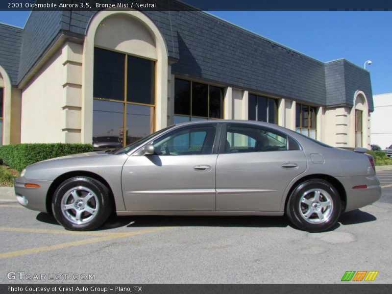 Bronze Mist / Neutral 2001 Oldsmobile Aurora 3.5
