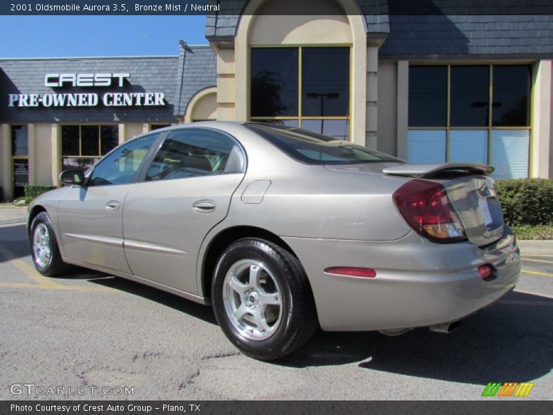 Bronze Mist / Neutral 2001 Oldsmobile Aurora 3.5