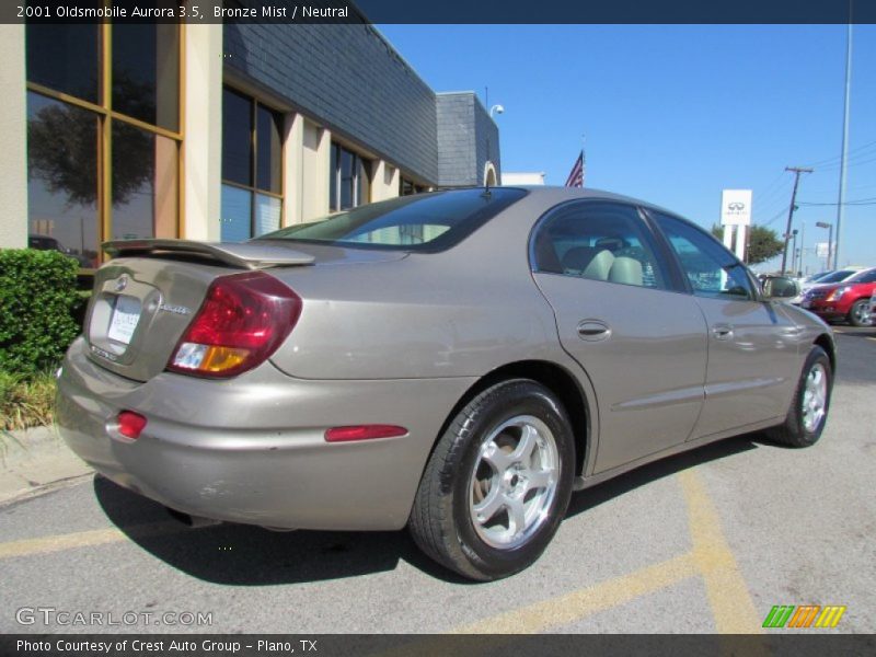 Bronze Mist / Neutral 2001 Oldsmobile Aurora 3.5