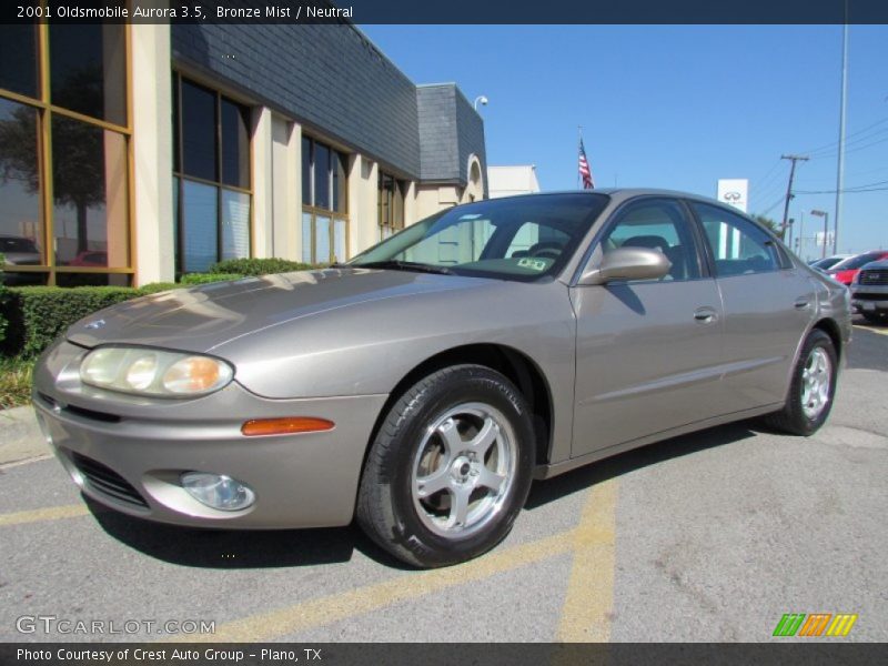 Front 3/4 View of 2001 Aurora 3.5