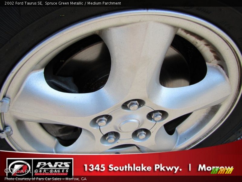 Spruce Green Metallic / Medium Parchment 2002 Ford Taurus SE